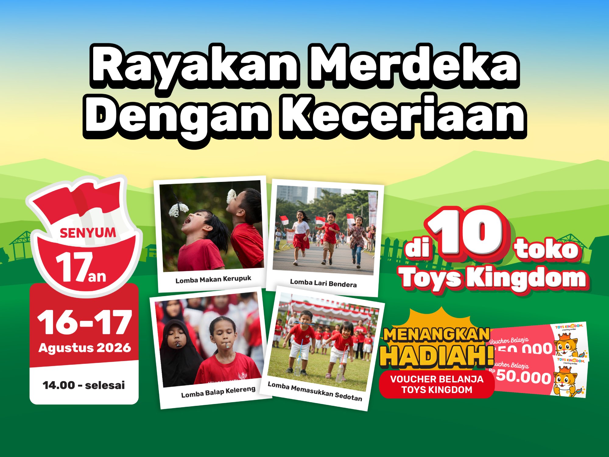 Rayakan Merdeka Dengan Keceriaan