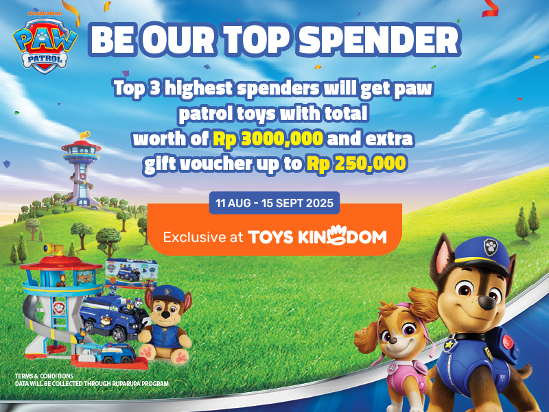 Paw Patrol Top Spender Program